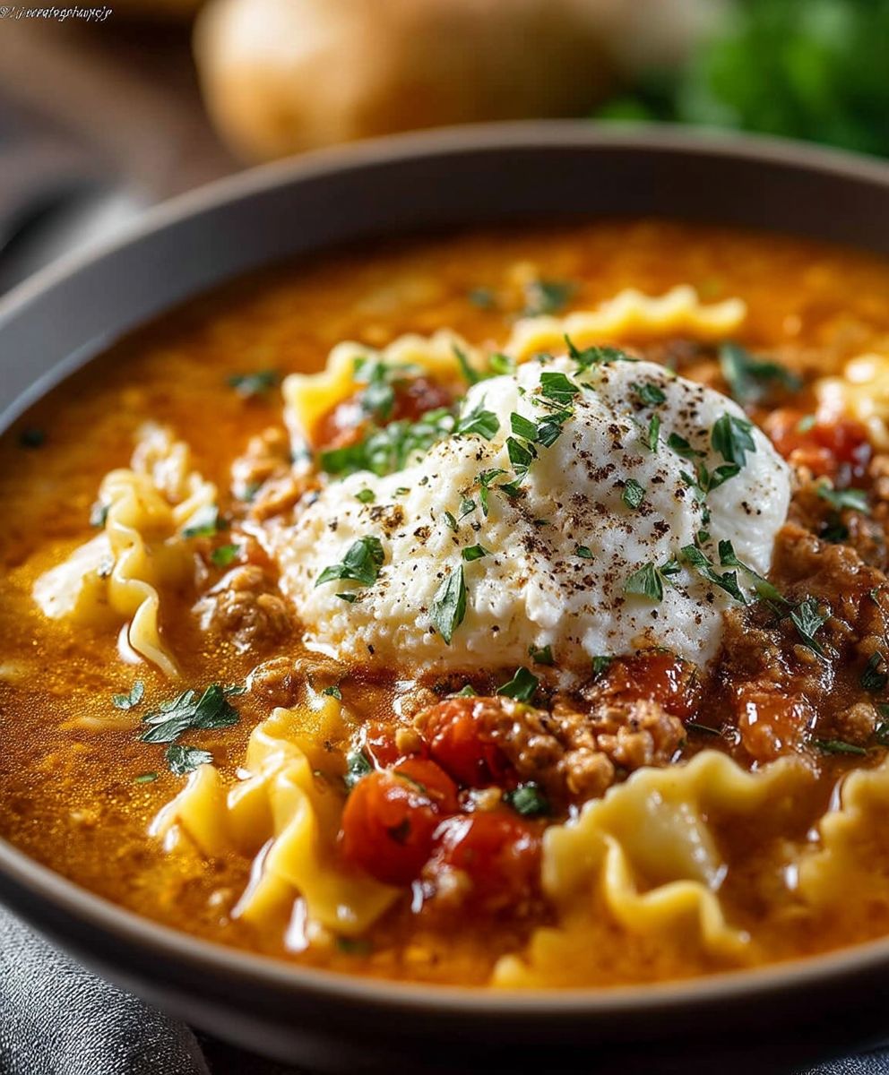Lasagna Soup