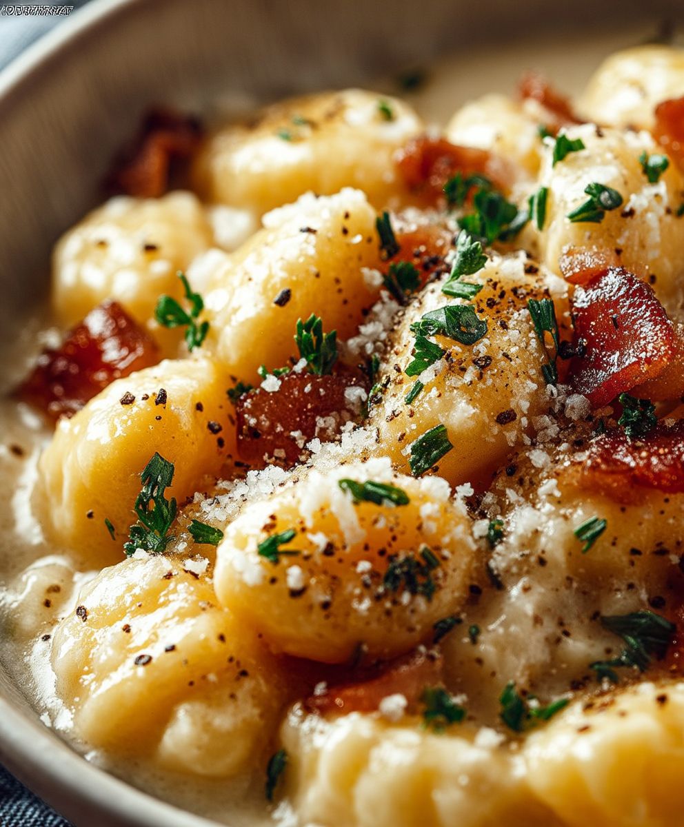 Gnocchi Carbonara