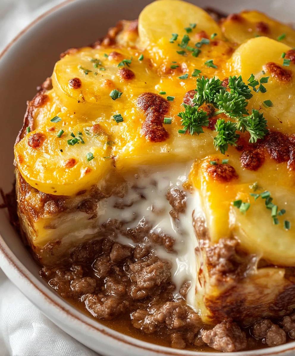 Hamburger Potato Casserole