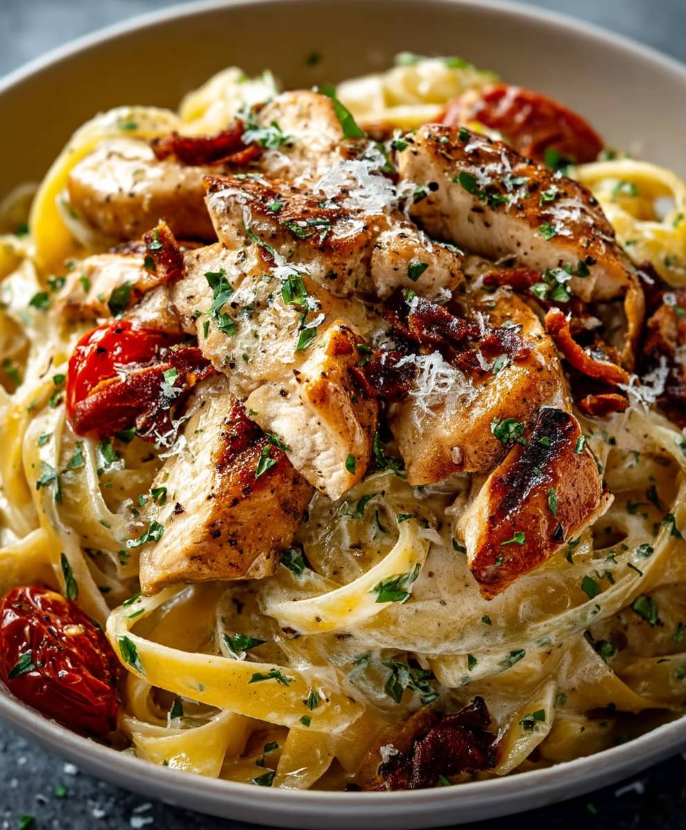 Chicken Boscaiola Pasta