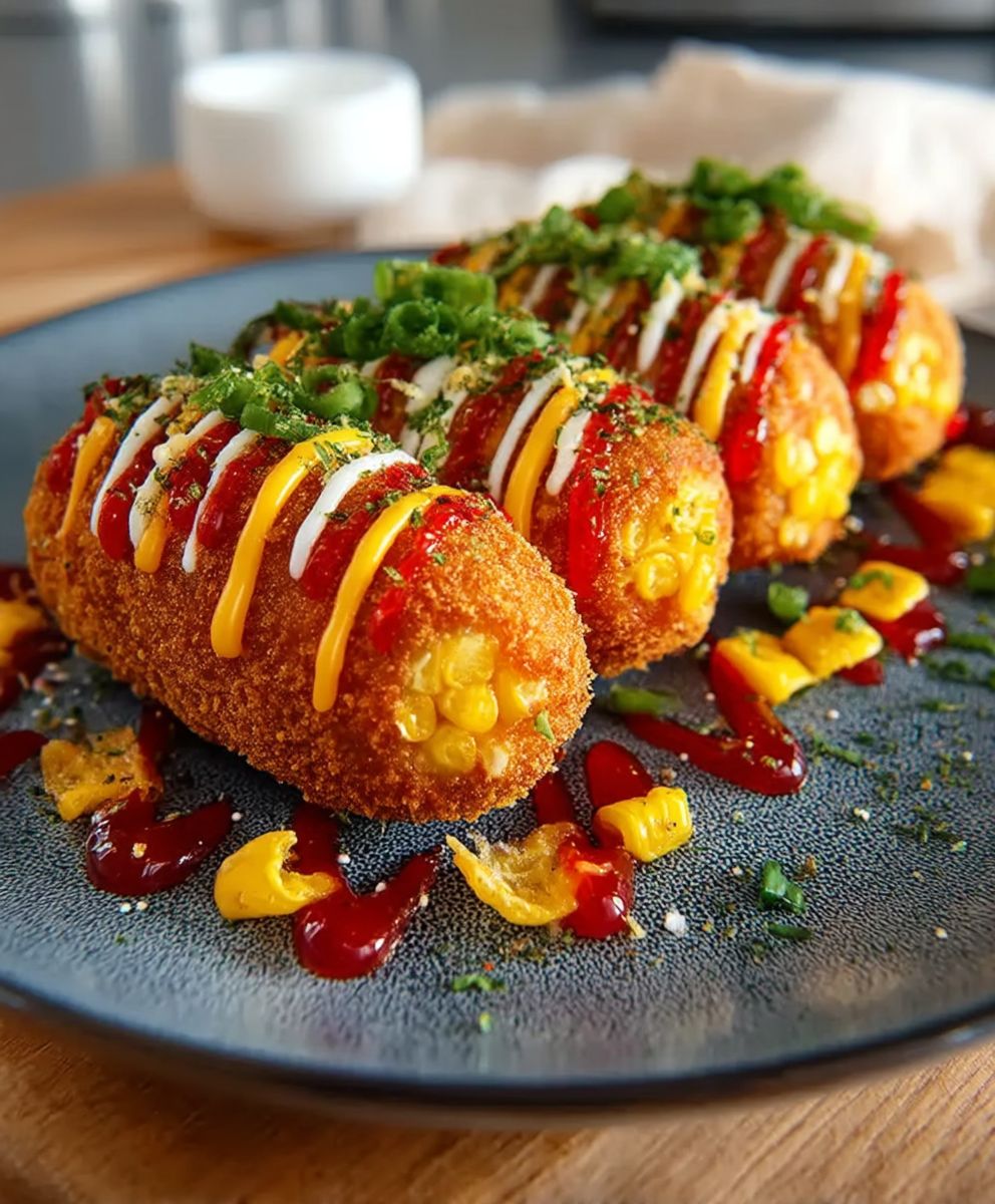 Cheese Korean Corn Dogs
