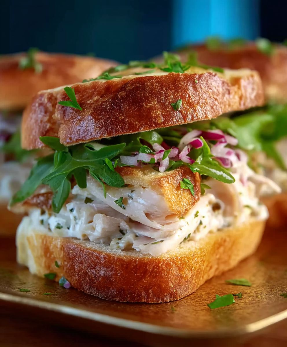 Chicken Cordon Bleu Sandwiches