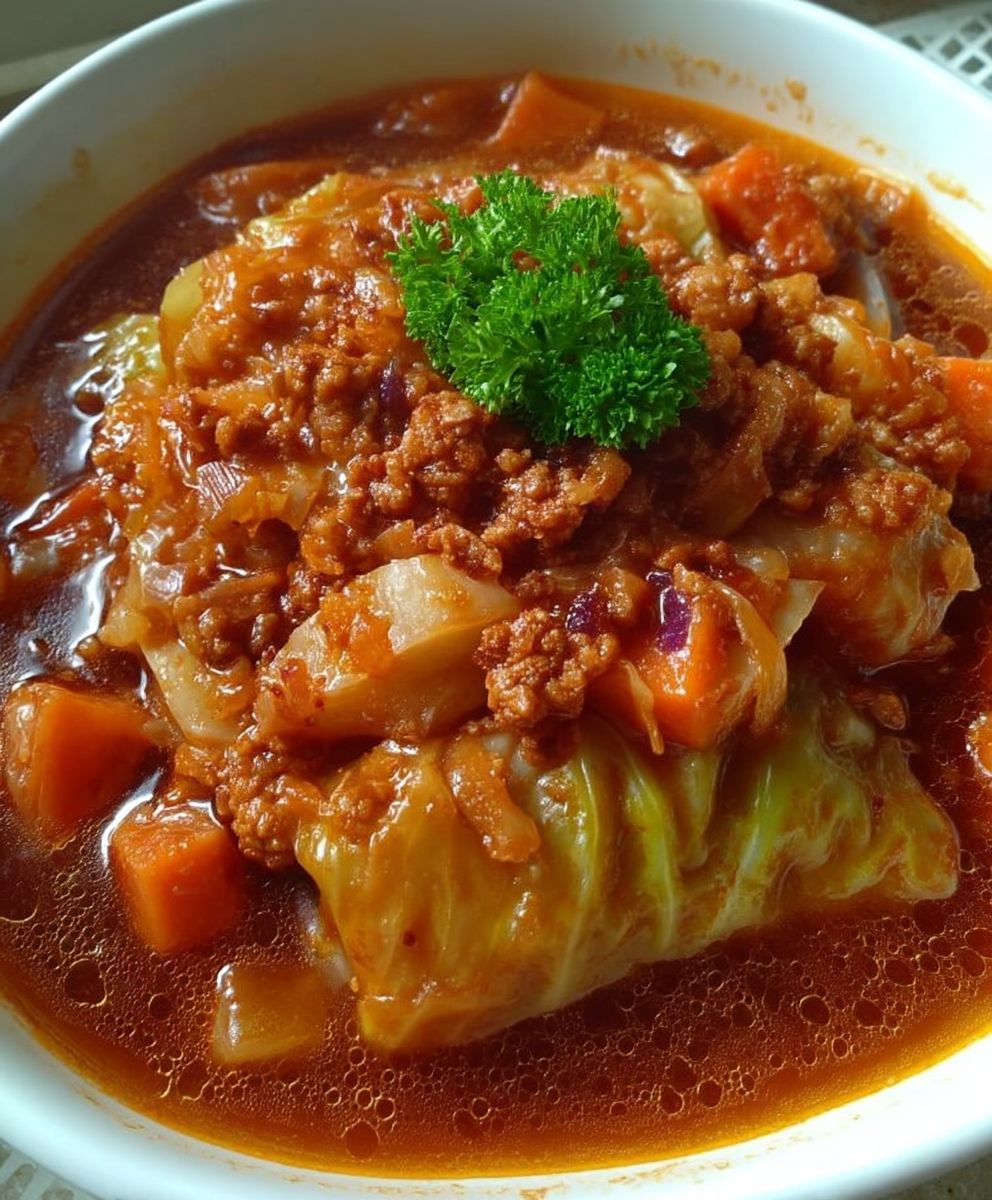 Cabbage roll soup