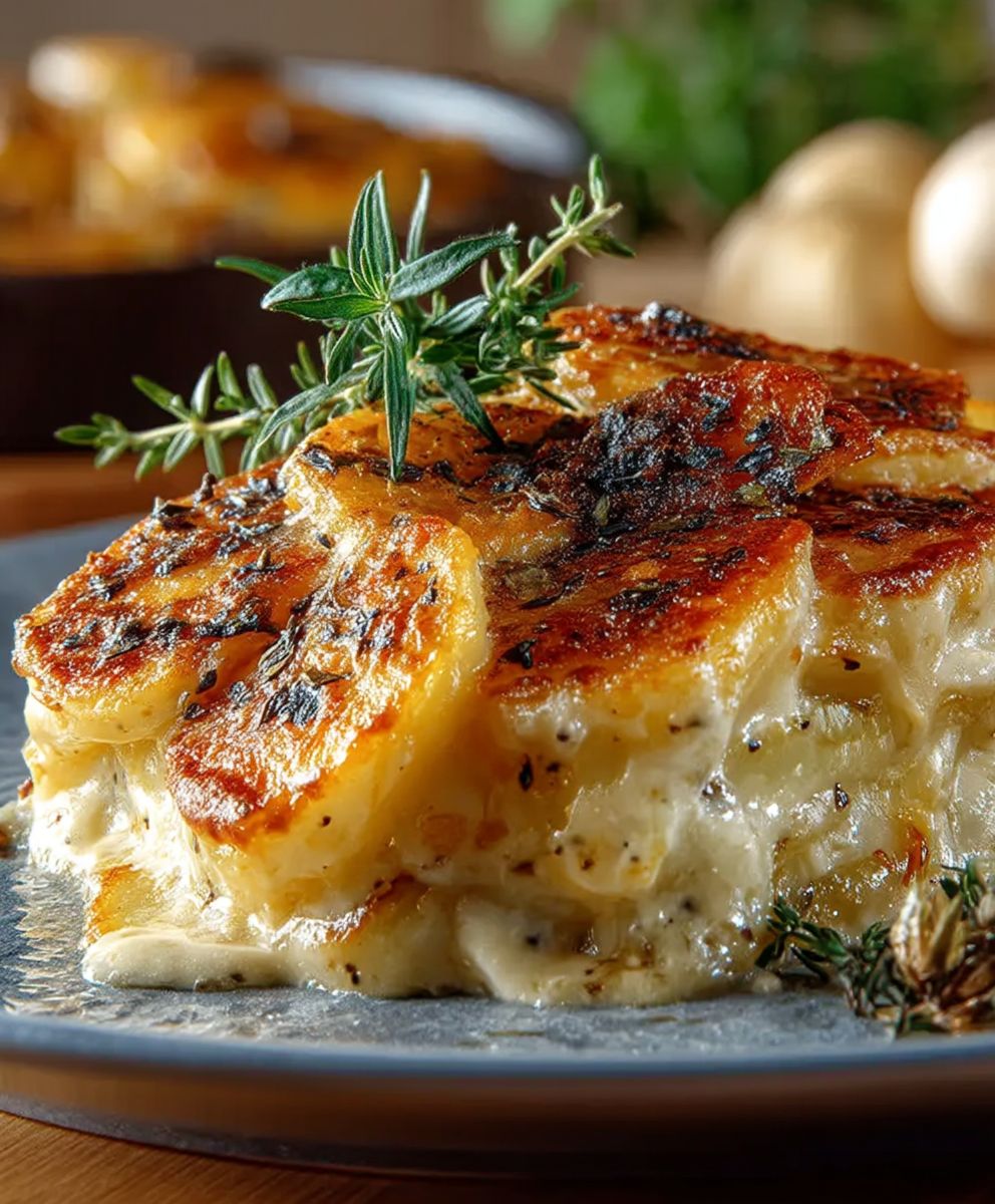 Garlic Scalloped Potatoes