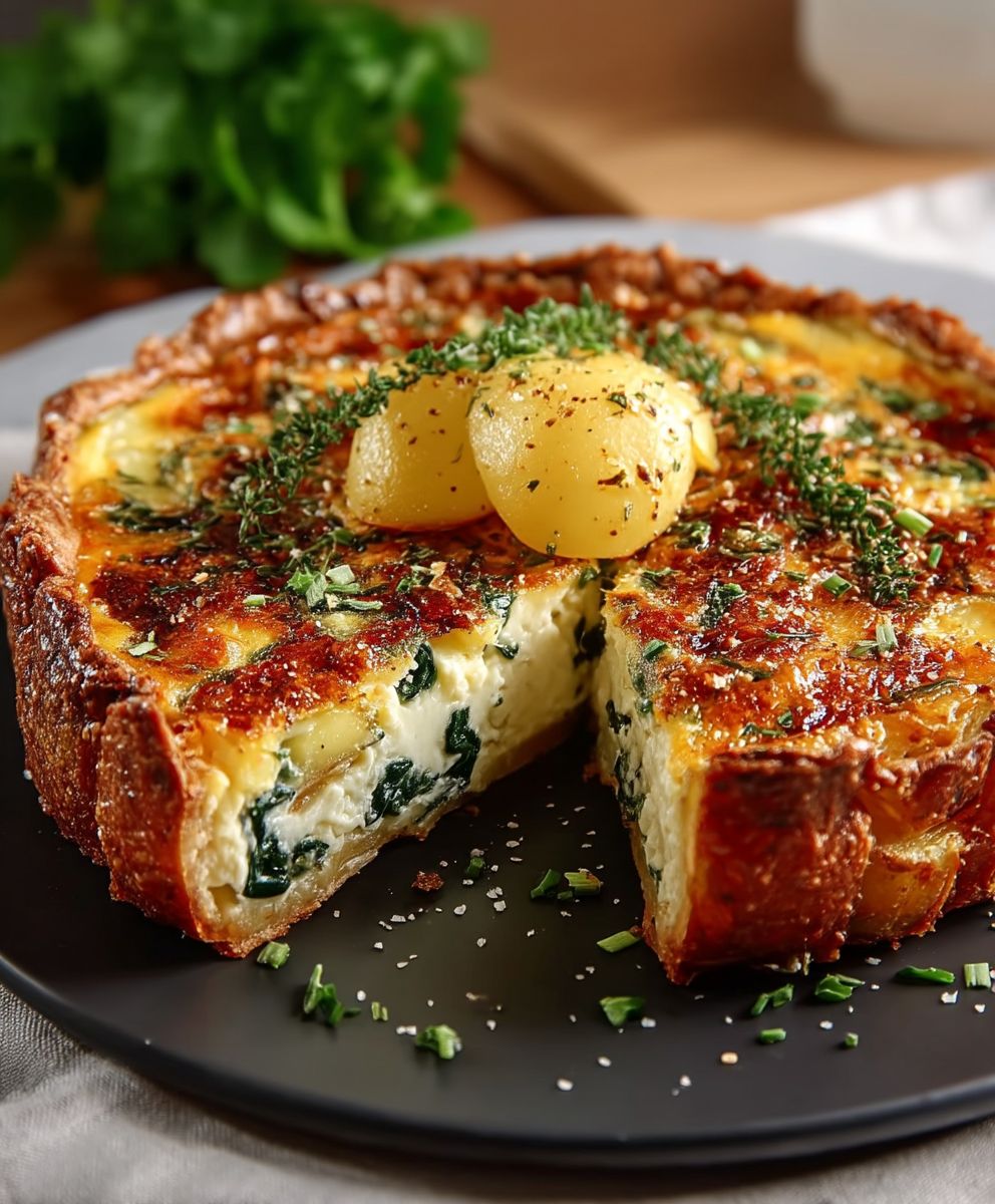 Potato Crusted Quiche