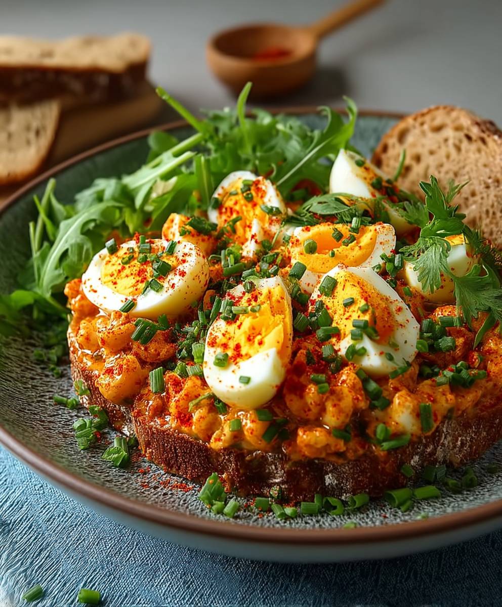 Harissa Egg Salad