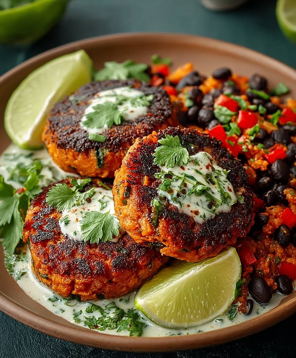 Sweet Potato Black Bean Patties