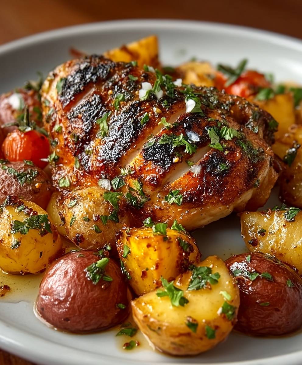 Herb Roasted Chicken Potato