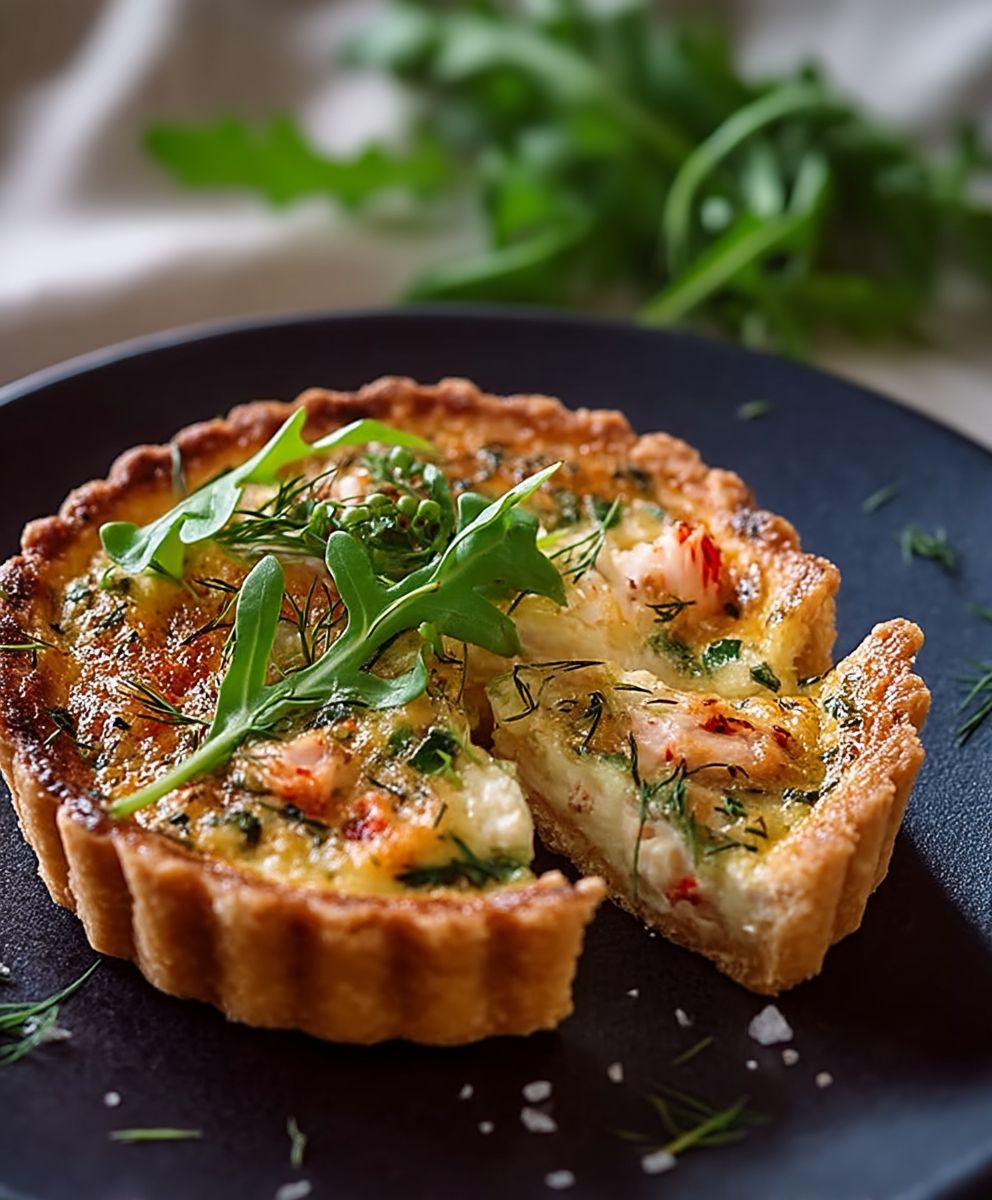 Crab Tarragon Tart