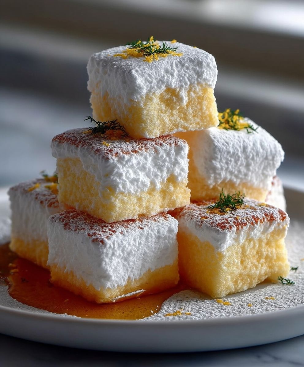 Dandelion Honey Marshmallows