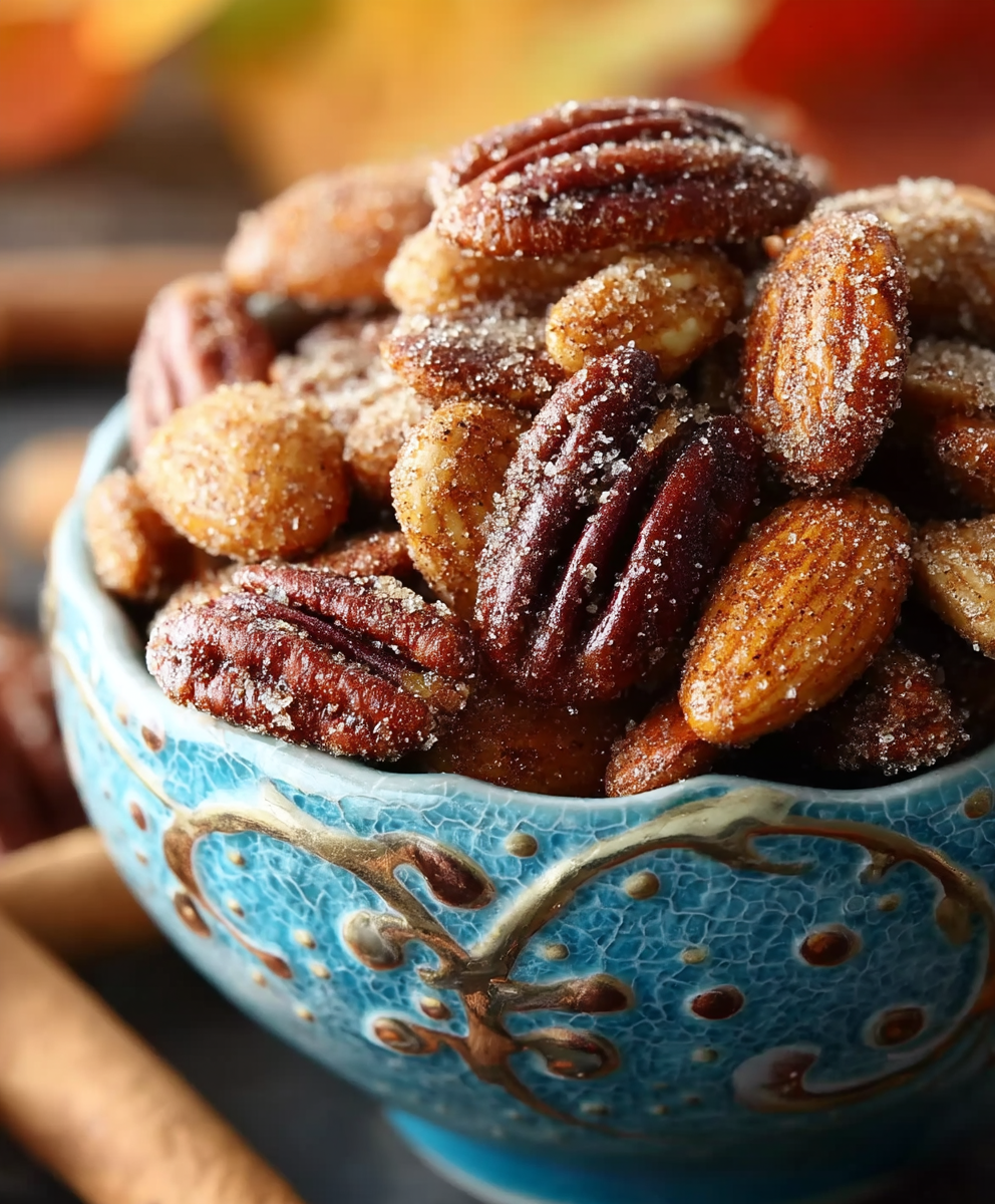 Cinnamon Sugar Roasted Nuts