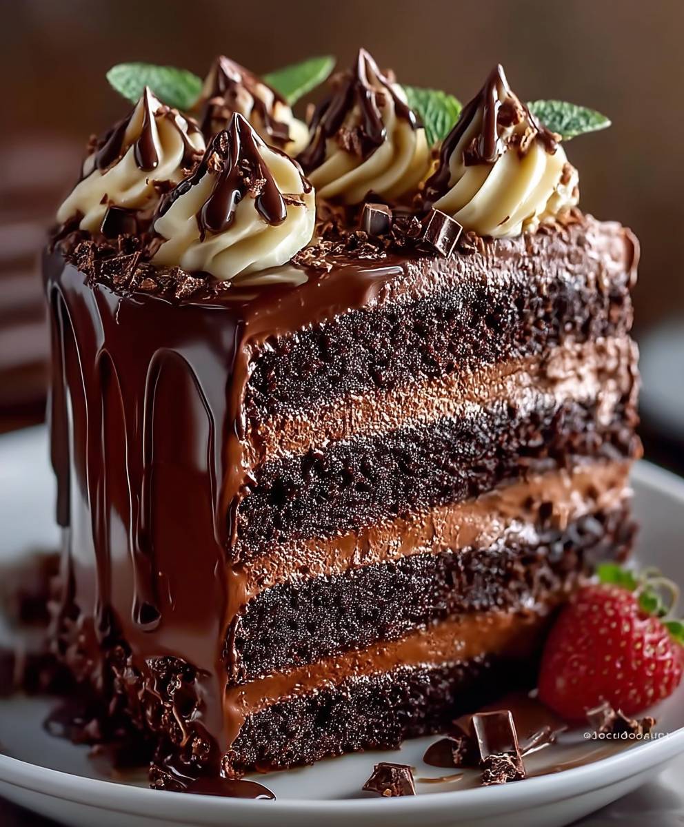 Chocolate Fudge Layer Cake