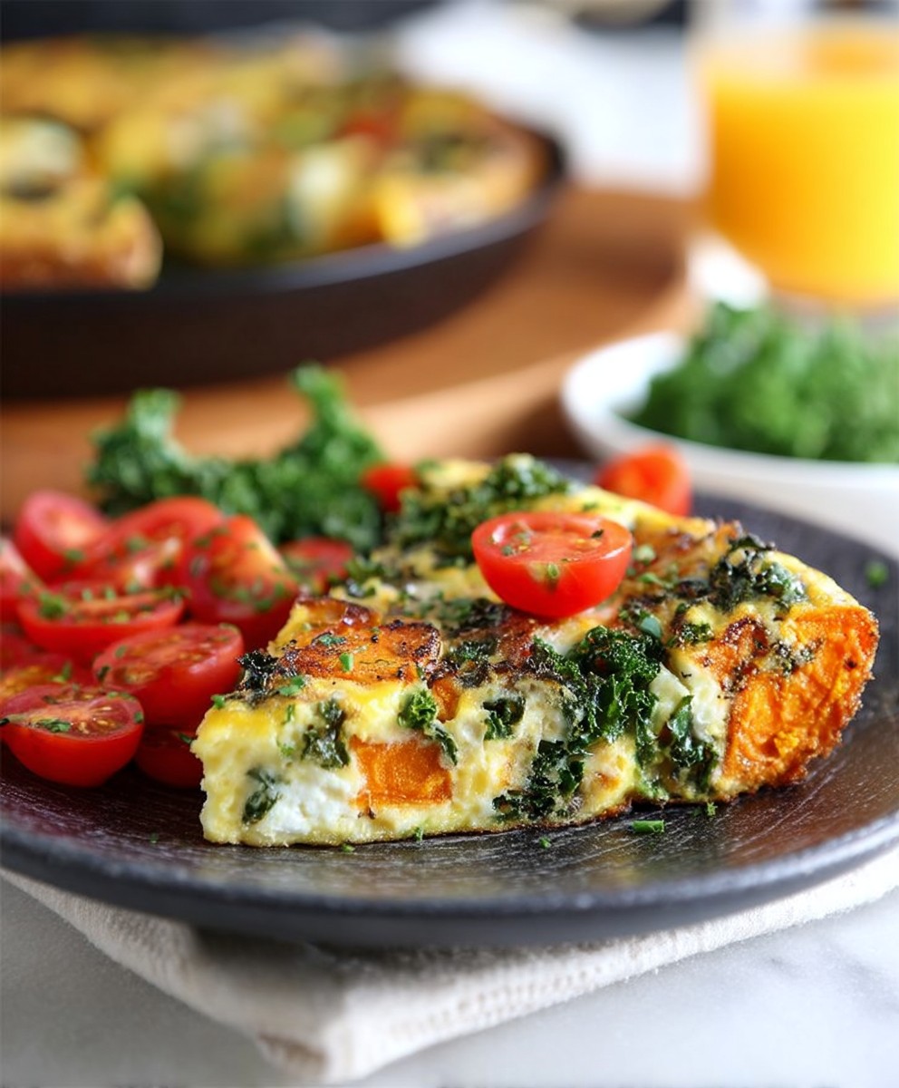 Sweet Potato Kale Frittata