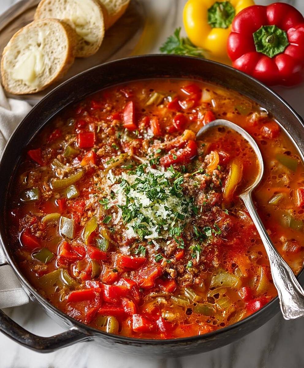 Stuffed pepper soup