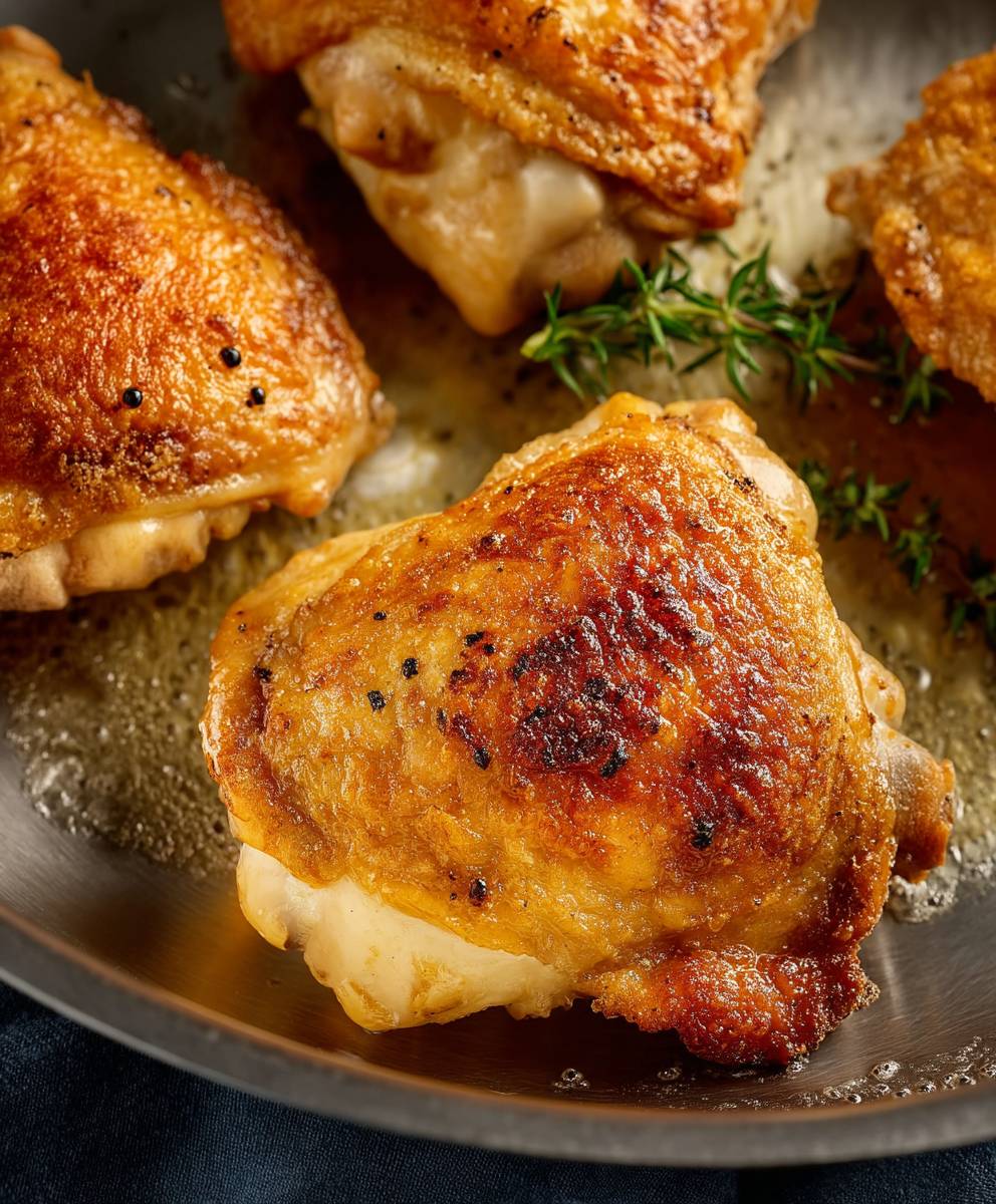 Crispy Chicken Thighs