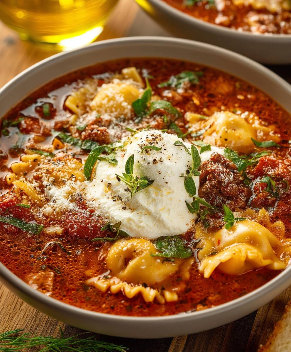 Lasagna Soup