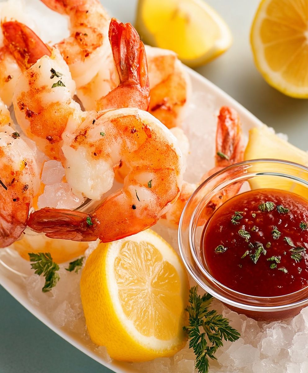 Shrimp Cocktail with Cocktail Sauce