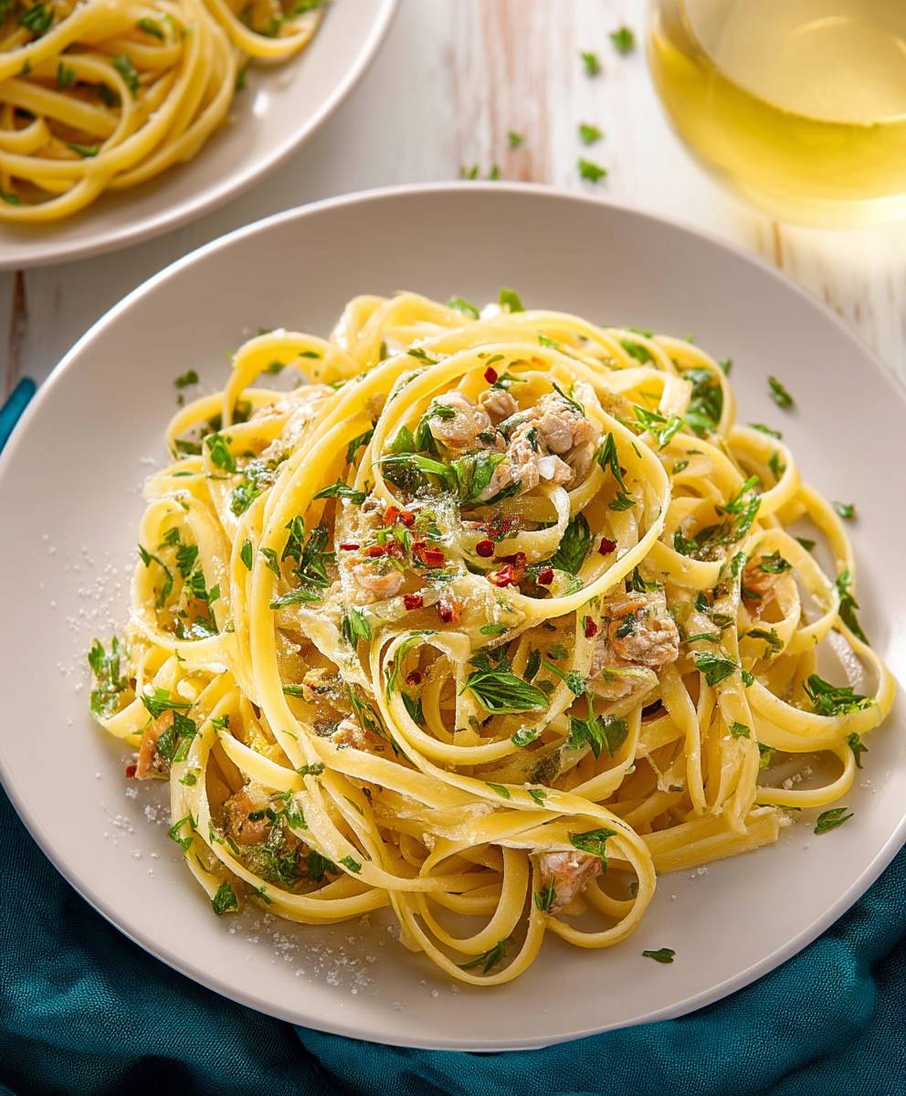 White Clam Sauce Linguine