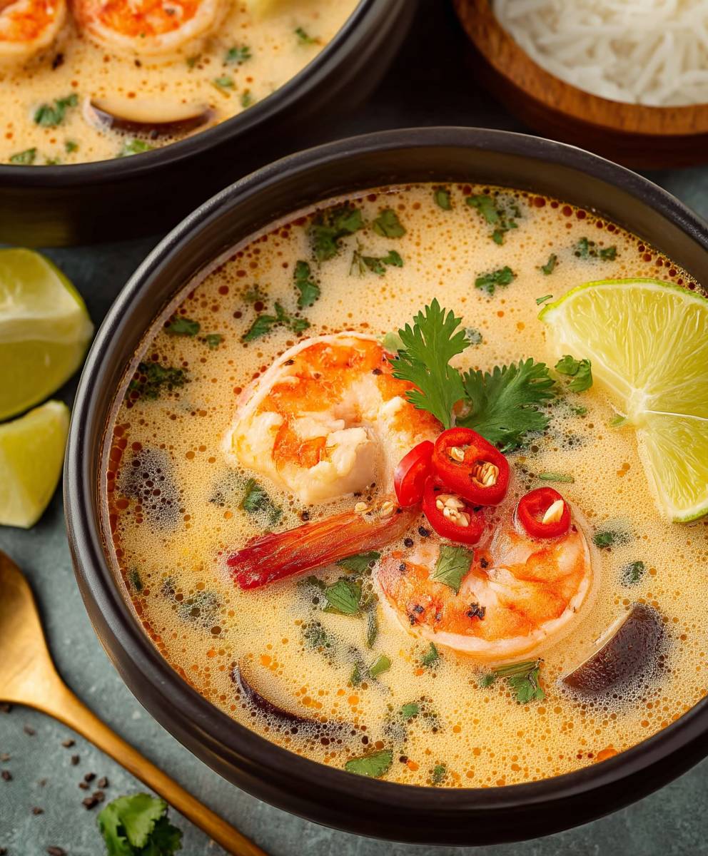 Thai Coconut Shrimp Soup
