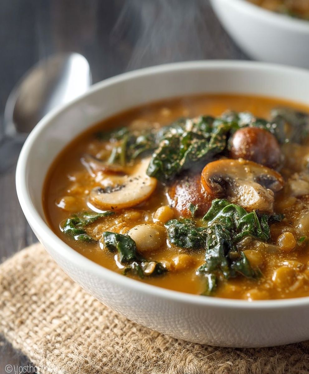 Curried Lentil Kale Soup