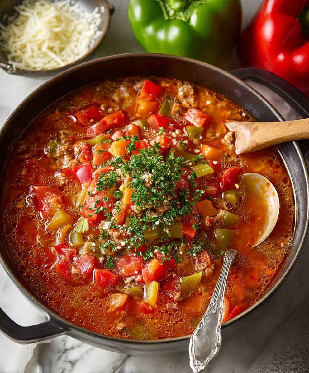 Stuffed pepper soup