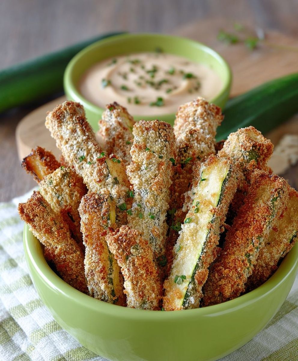 Garlic Chipotle Aioli Zucchini