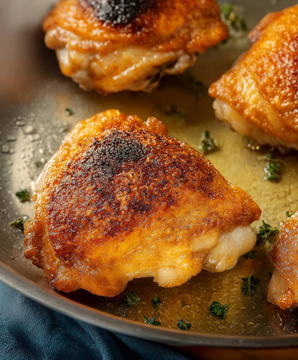 Crispy Chicken Thighs