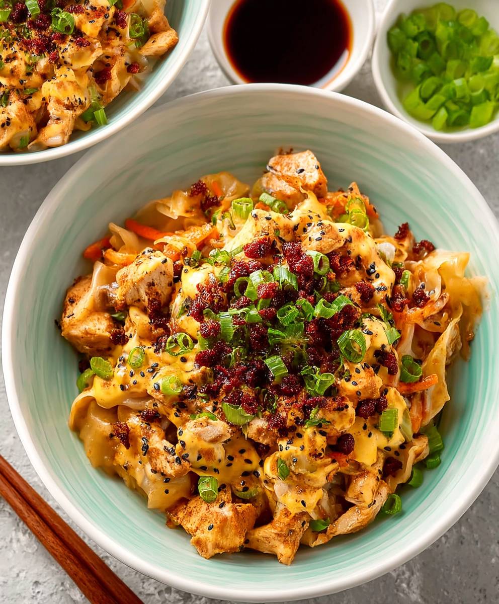 Chicken Egg Roll Bowl