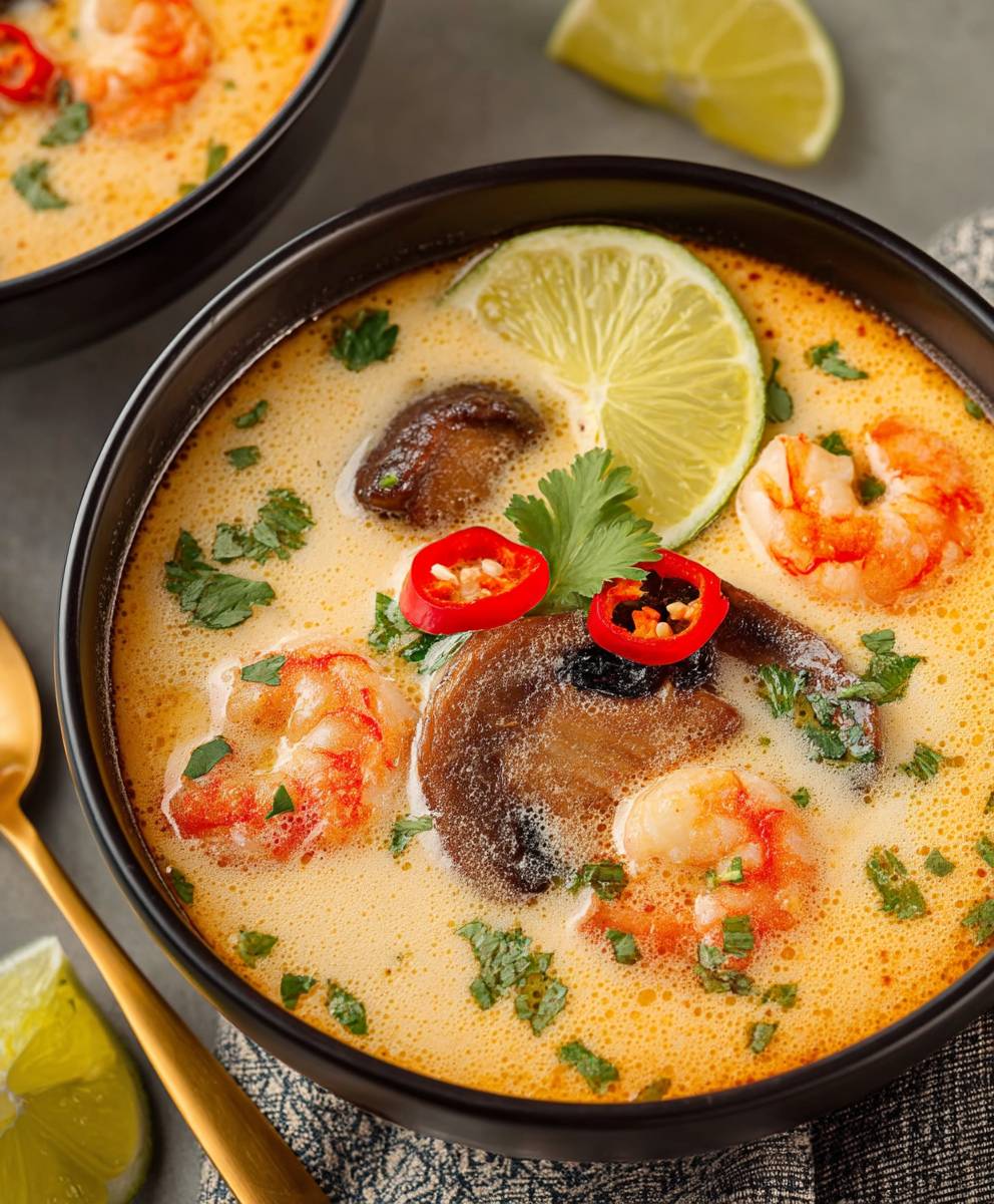 Thai Coconut Shrimp Soup