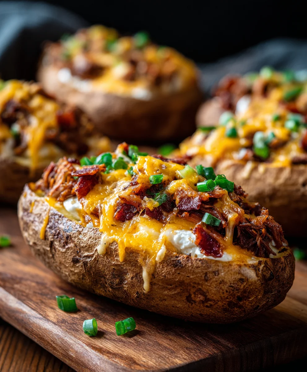 Mouthwatering Brisket Loaded Twice Baked Potatoes Recipe