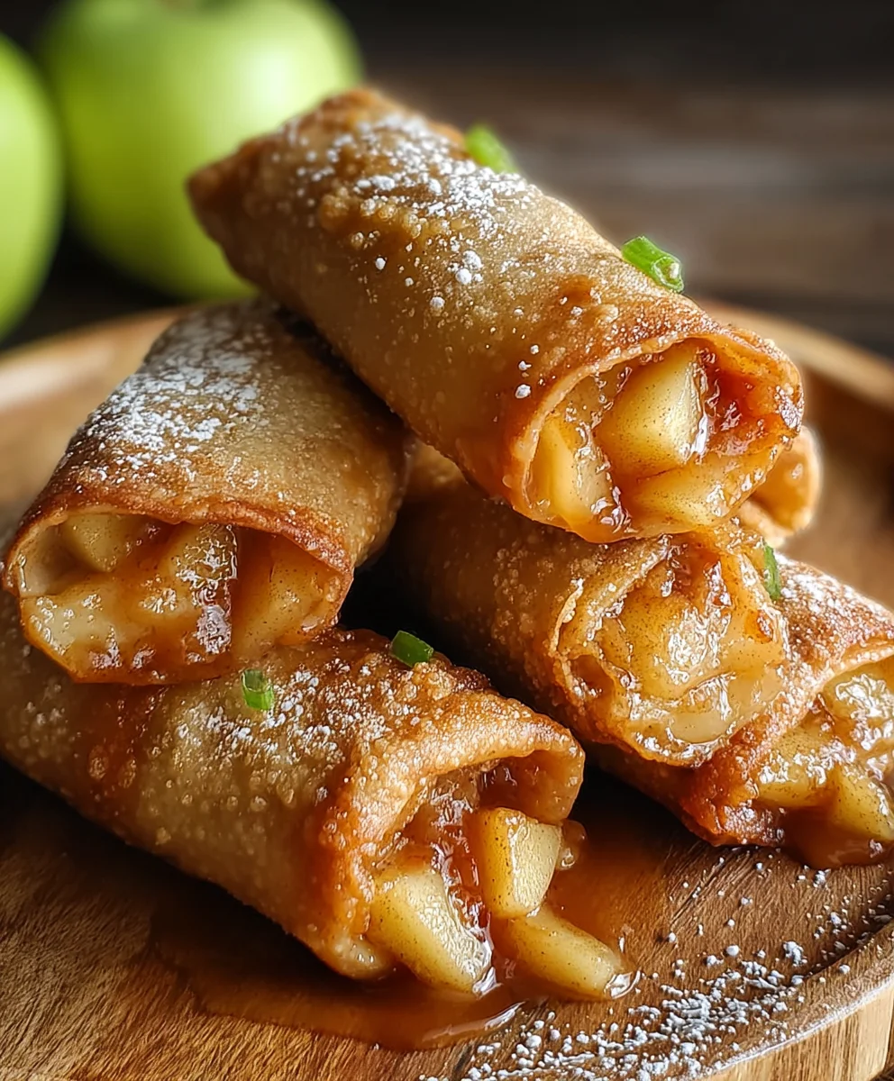 Crispy Apple Pie Egg Rolls – Perfect Sweet Treat Recipe