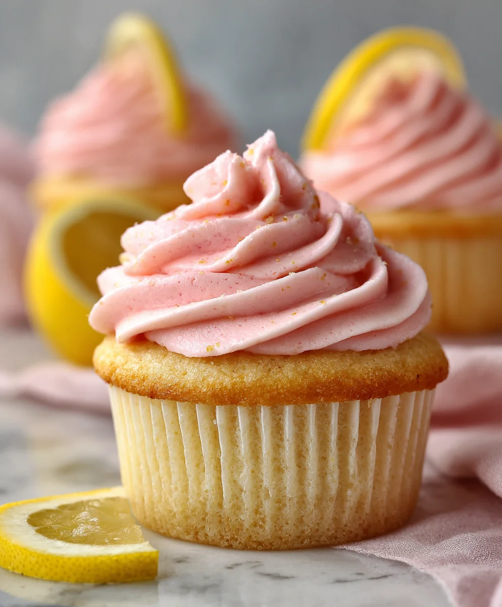 Pink Lemonade Cupcakes