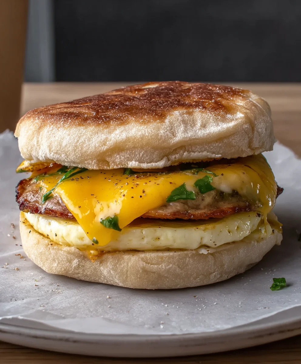 Delicious Freezer Breakfast Sandwiches: Make-Ahead Beef, Egg, Cheese