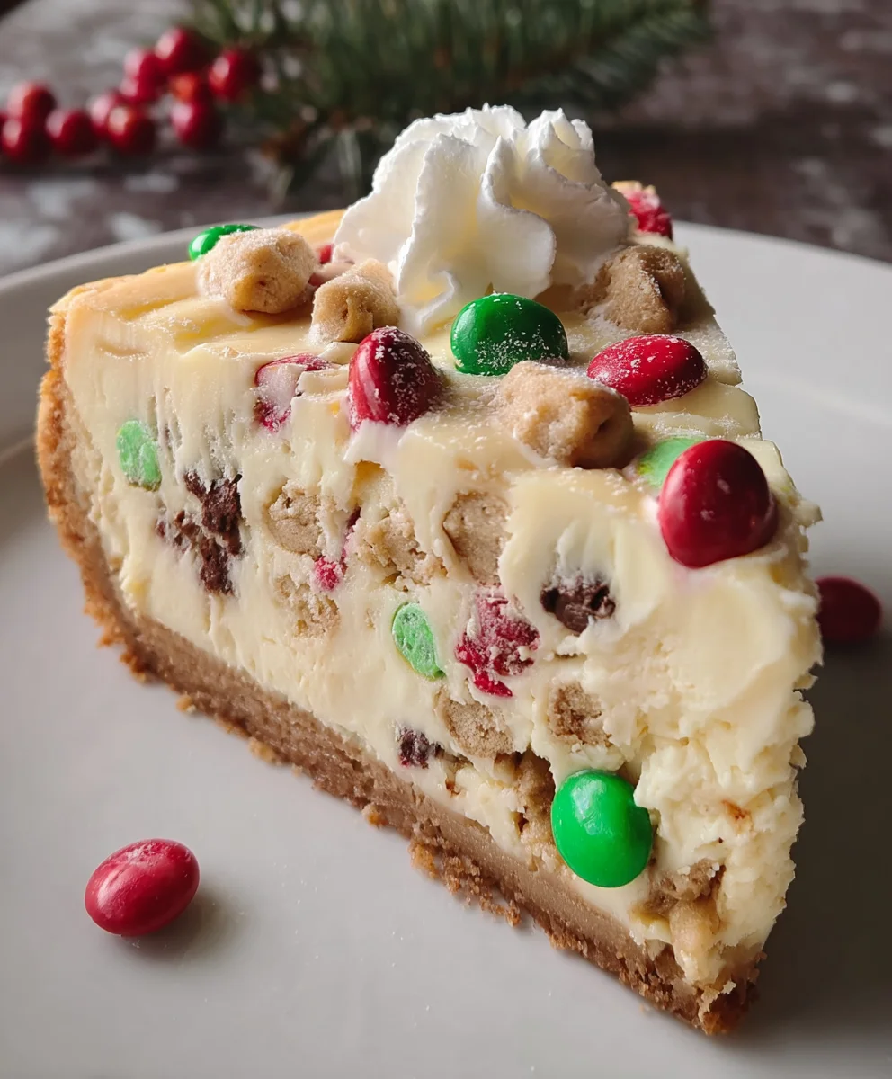 Best Christmas Cookie Dough Cheesecake: Holiday Indulgence!