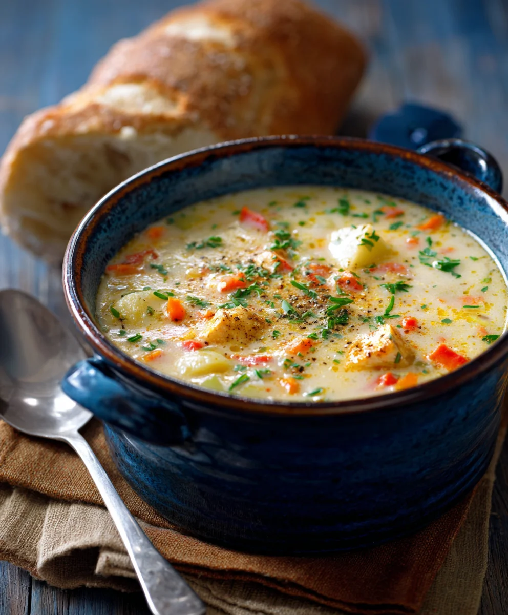 Savory One Pot Creamy Vegetable Soup: Healthy Comfort