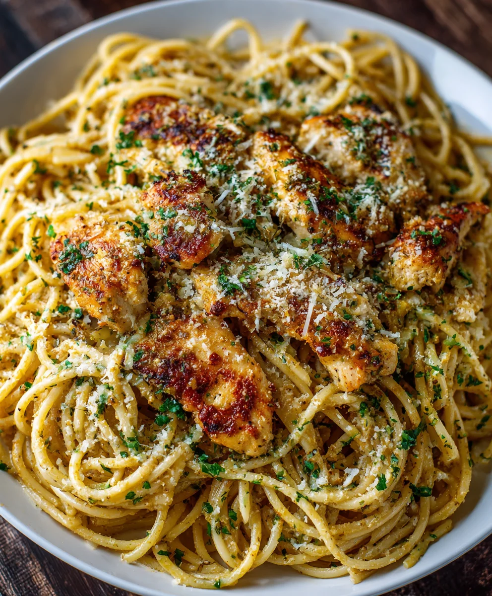 Easy Chicken Garlic Parmesan Pasta: Quick Weeknight Meal!