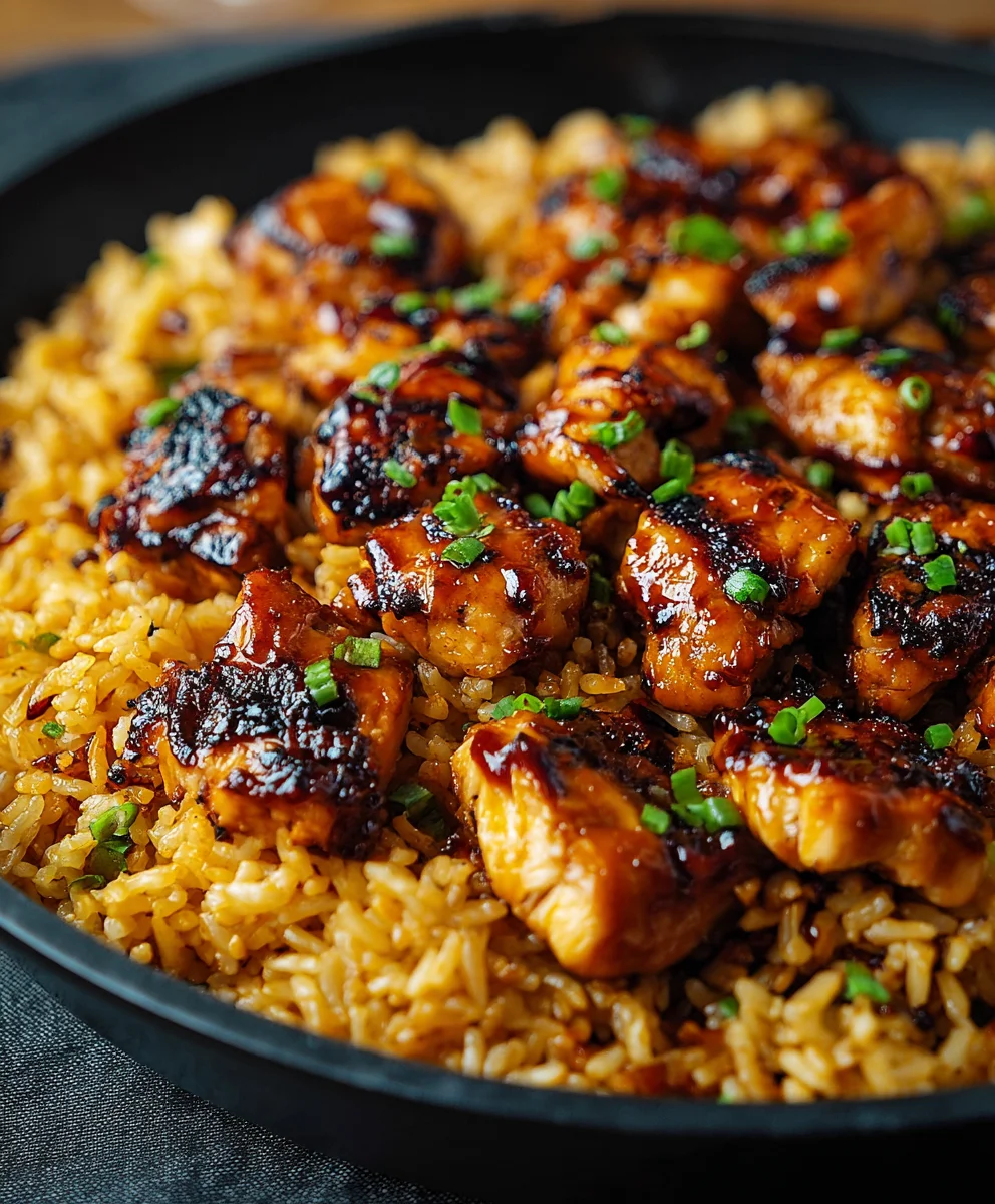 Best Honey BBQ Chicken Rice: Flavorful One-Pan Meal
