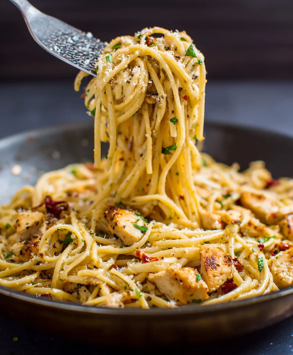 Easy Chicken Garlic Parmesan Pasta: Quick Weeknight Meal!