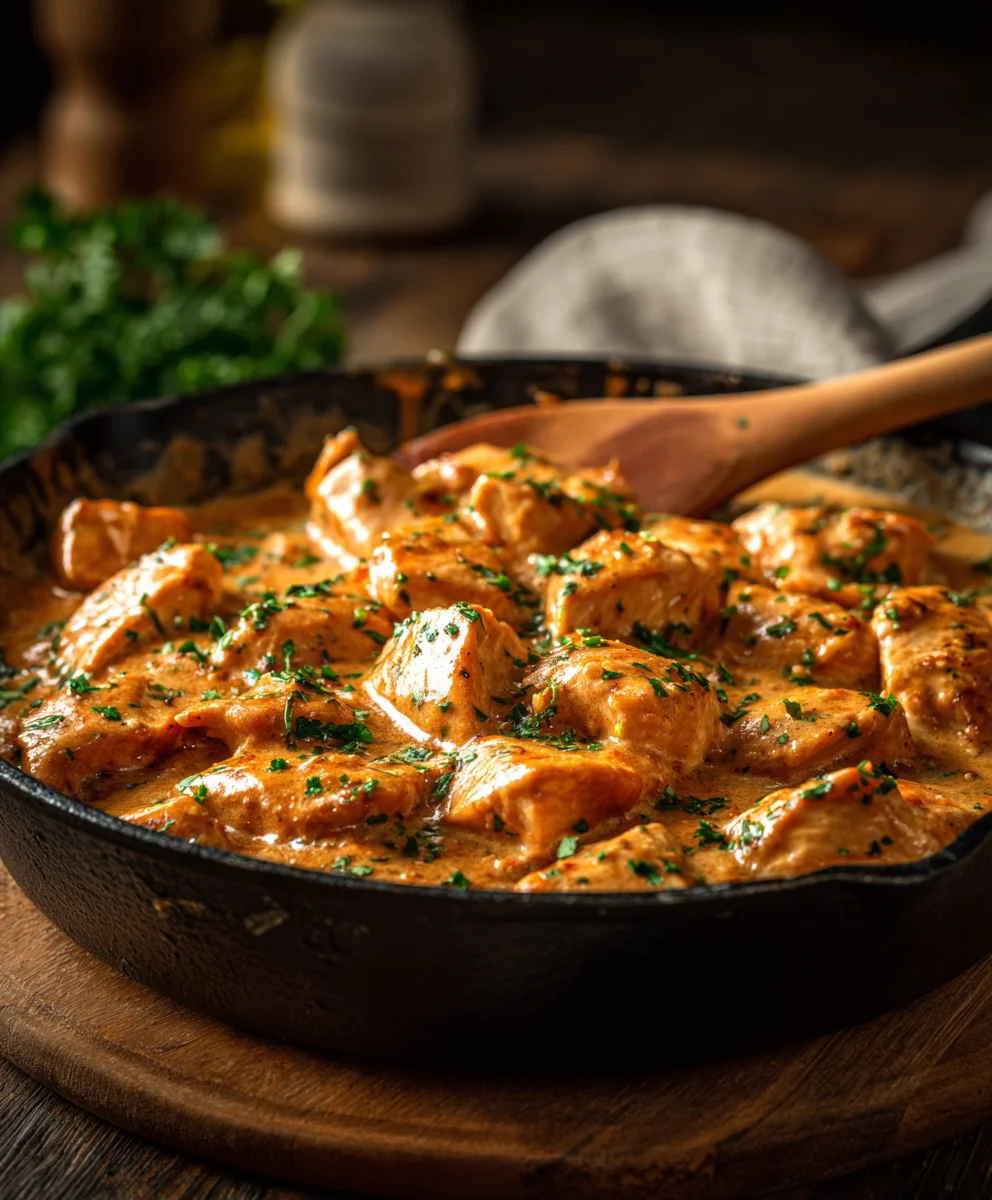 Copycat Texas Roadhouse Creamy Butter Chicken Skillet