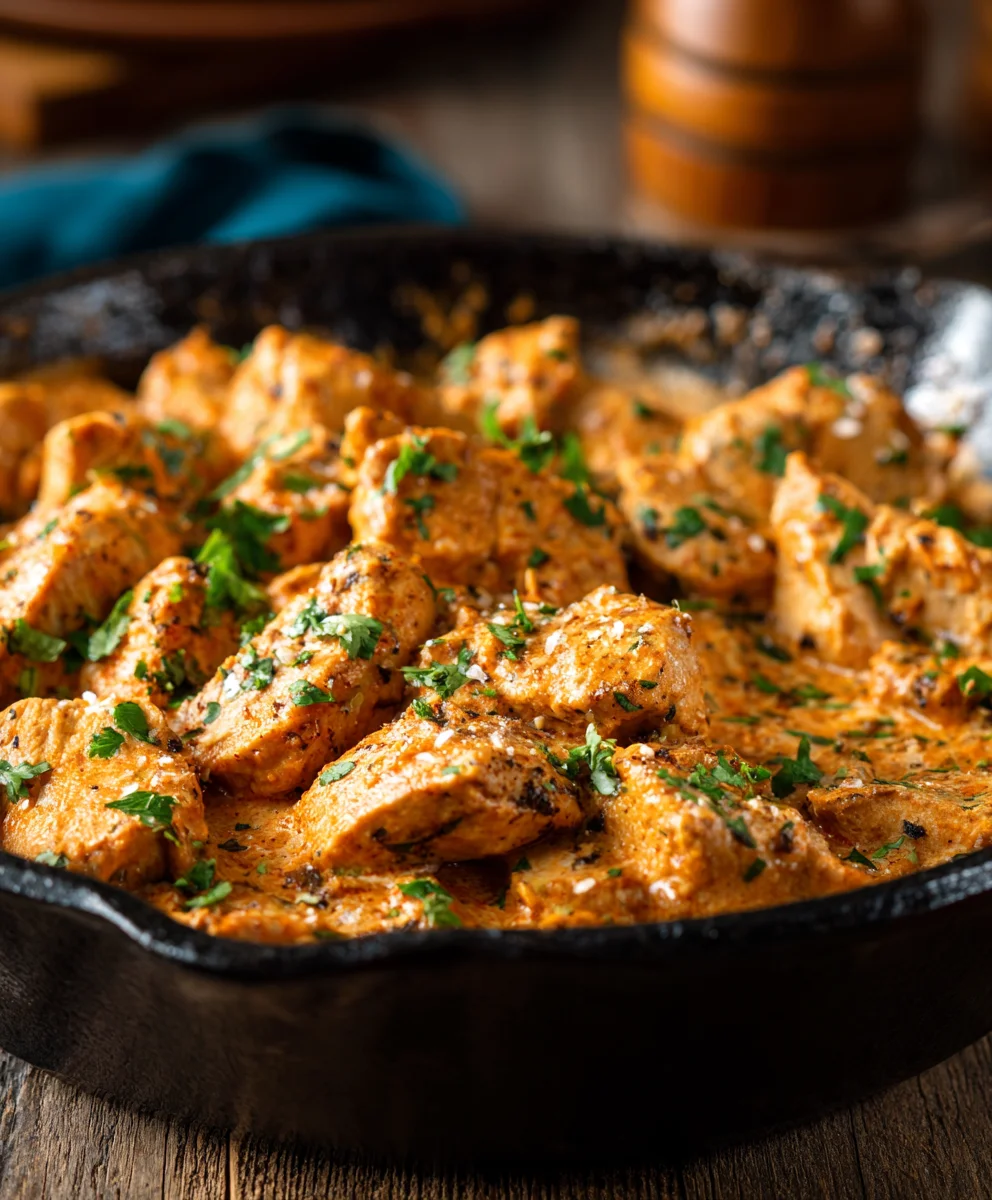 Copycat Texas Roadhouse Creamy Butter Chicken Skillet