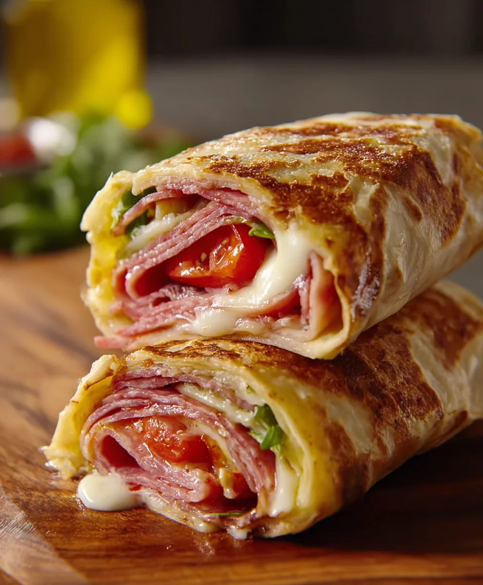 Savory Air Fryer Hot Italian Beef Wraps in Minutes!