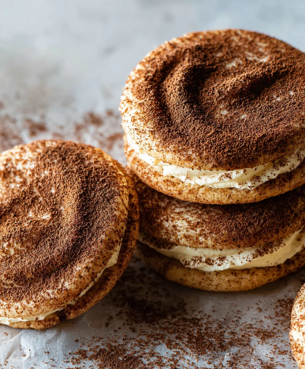 Non-Alcohol Tiramisu Cookies