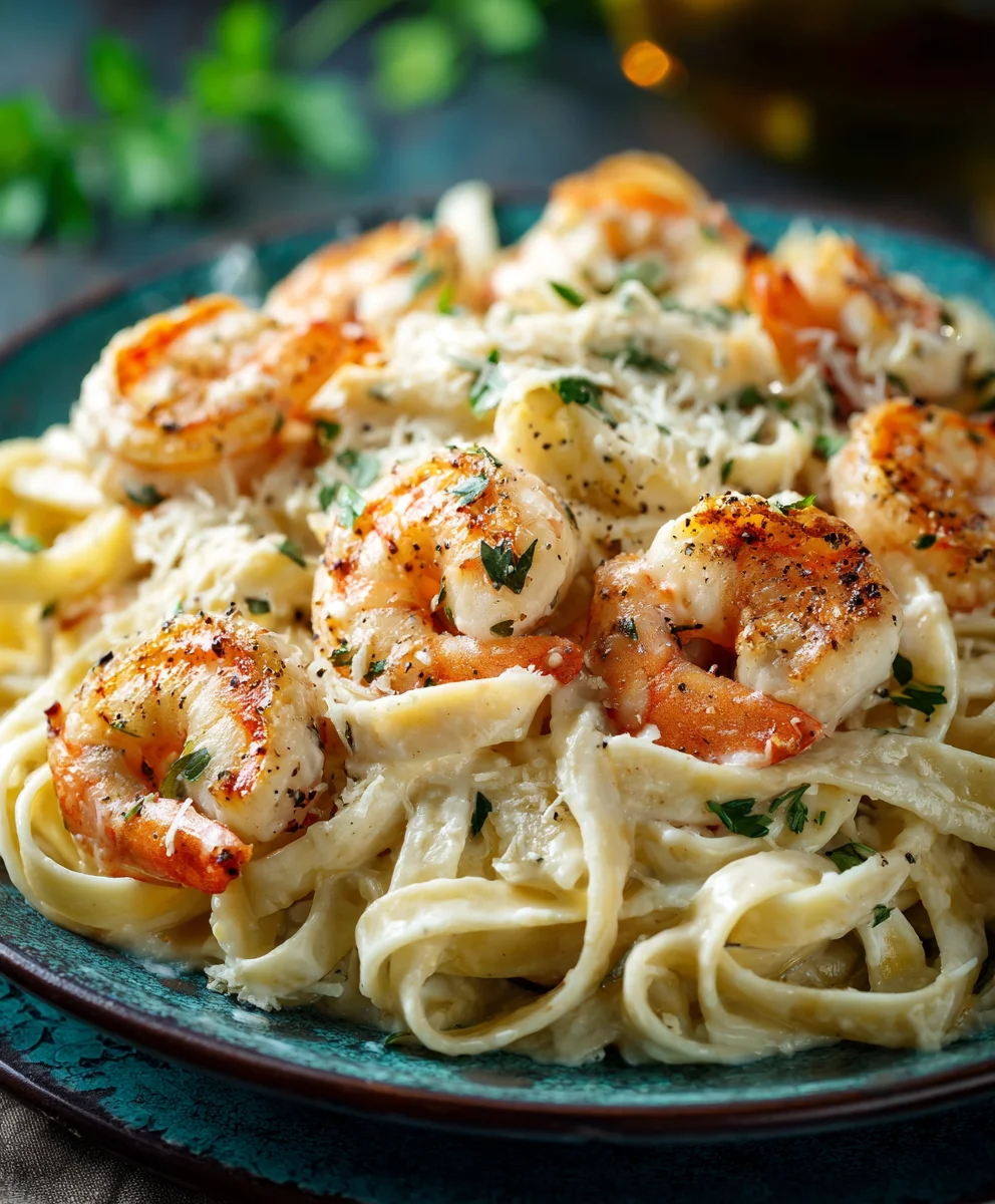 Creamy Shrimp Fettuccine Alfredo: Easy Homemade Pasta Dish