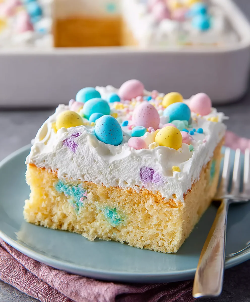 Delicious Easter Poke Cake: Easy Spring Dessert Idea!