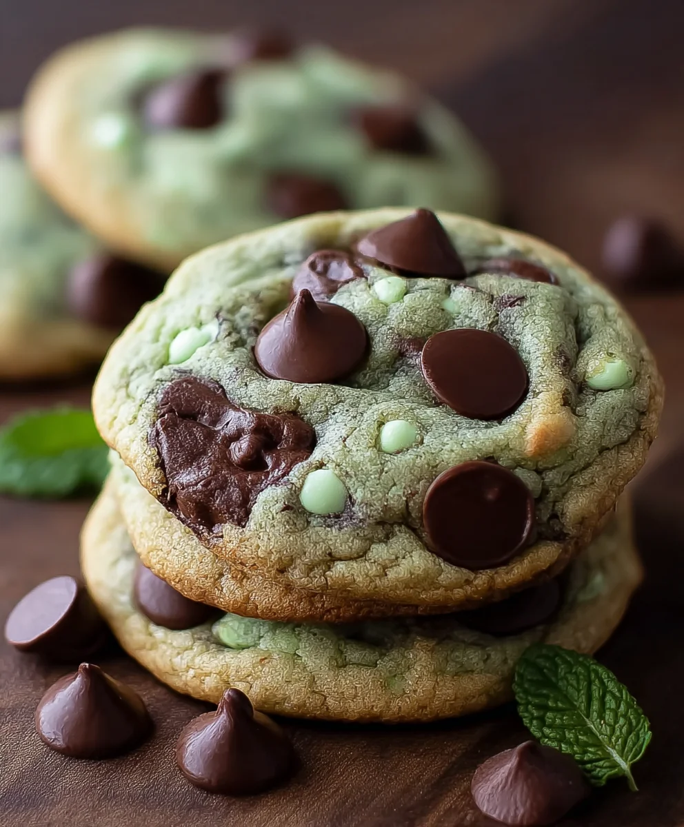 Soft & Chewy Mint Chocolate Chip Cookies - A Must-Bake!
