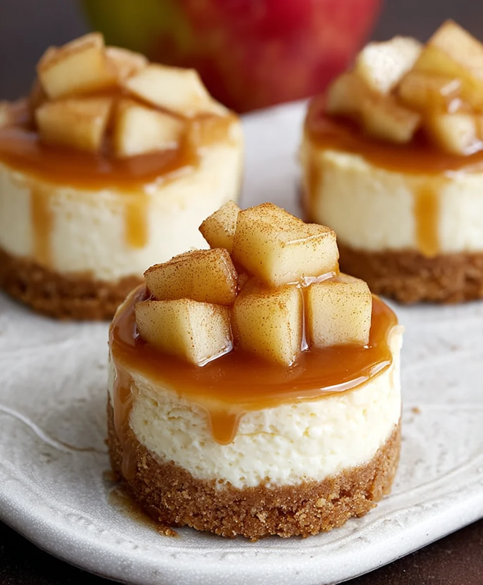 Delicious Apple Mini Cheesecakes: Perfect Fall Dessert Idea