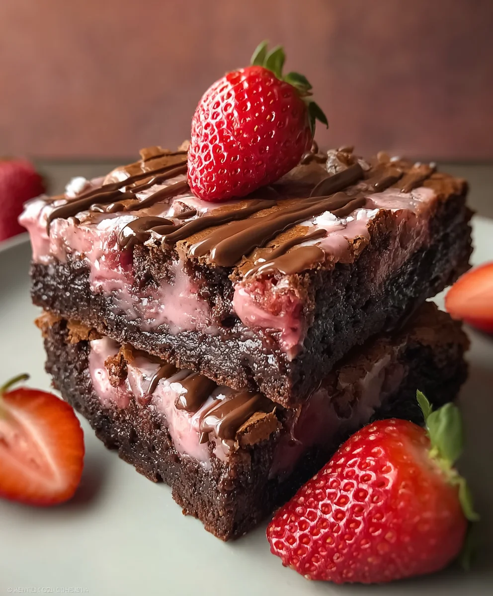 Strawberry Chocolate Brownies: The Ultimate Decadent Dessert