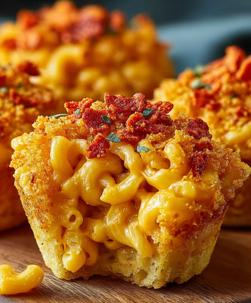 Spicy Cheetos Flamin' Hot Mac & Cheese Muffins!