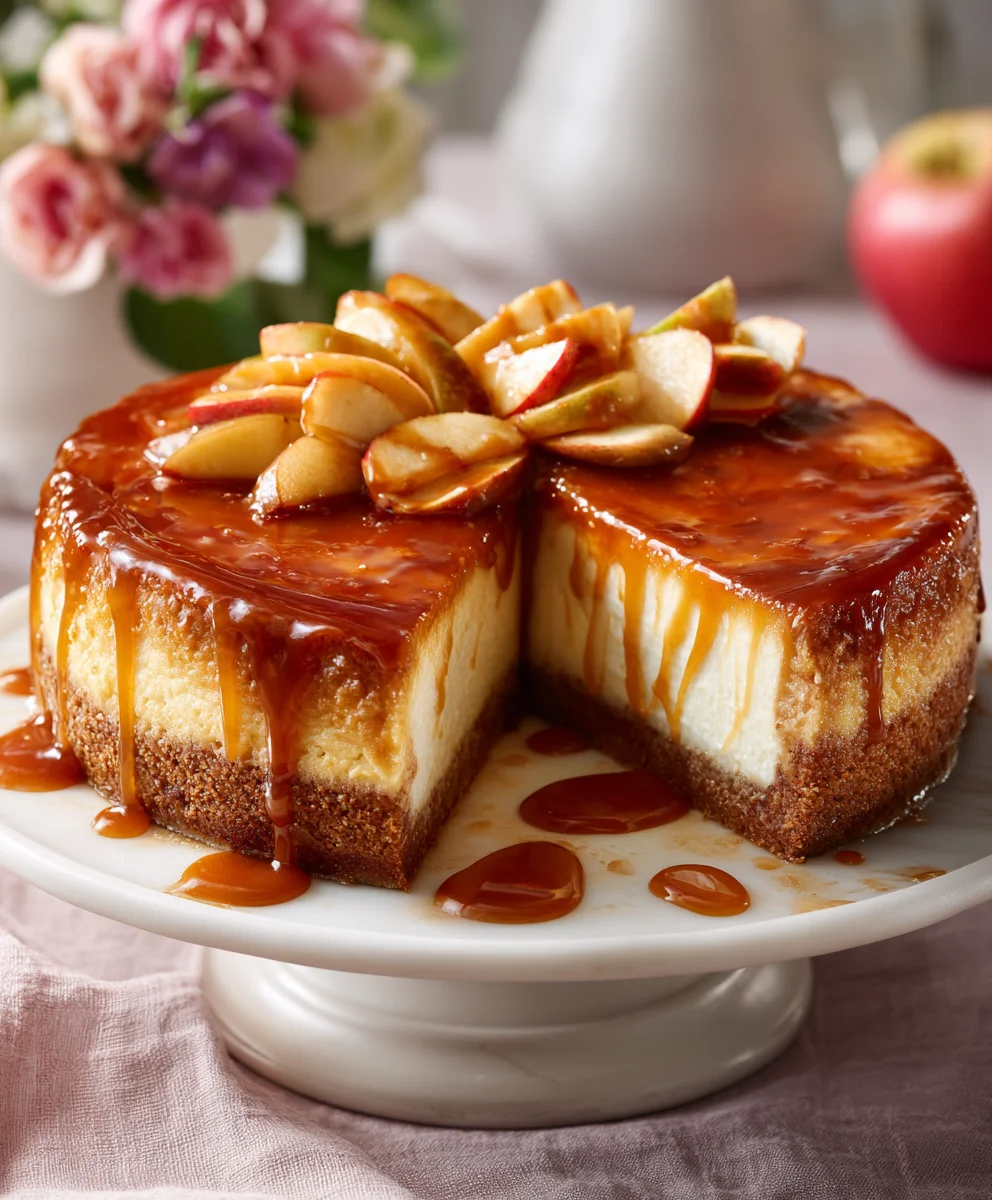 Best Caramel Apple Cheesecake – A Must-Try Fall Dessert!