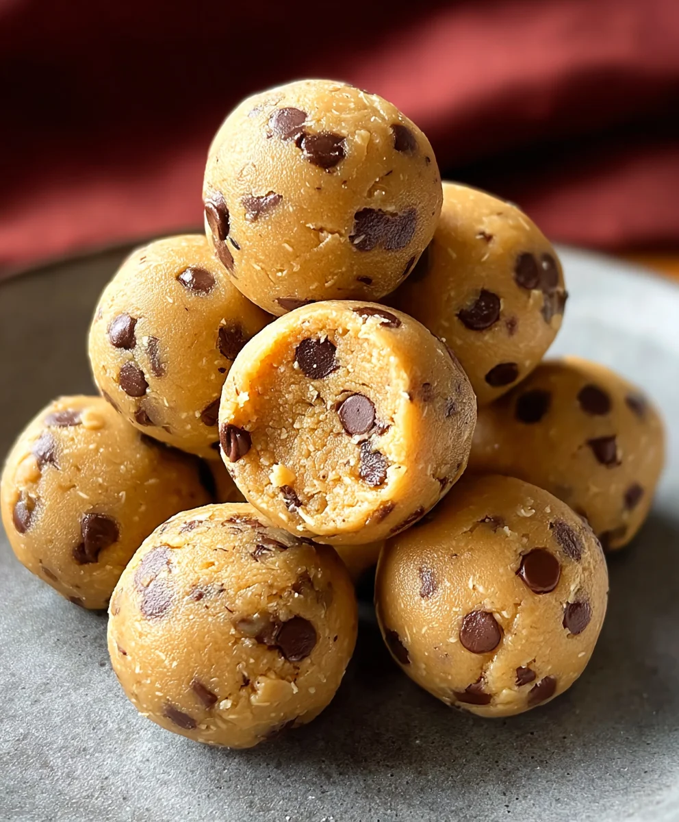 Chickpea Cookie Dough Balls: Healthy & Delicious No-Bake Treat!